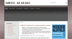 Desktop Screenshot of mikkoalatalo.net